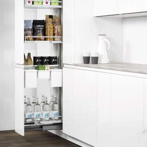 Bộ kệ tủ 4 tầng, rổ lưới DISPENSA 90 ARENA 300mm Hafele 546.54.611 3 Ảnh thực tế bộ kệ tủ 4 tầng, rổ lưới DISPENSA 90 ARENA 300mm Hafele 546.54.611