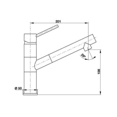 Vòi rửa bát Hafele HF-GI511 569.15.511