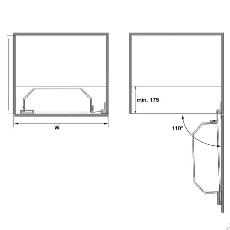 Lắp đặt bộ kệ TANDEM đựng thực phẩm Hafele 545.02.431 KT 500/1700 Lắp đặt bộ kệ TANDEM đựng thực phẩm Hafele 545.02.431 KT 500/1700