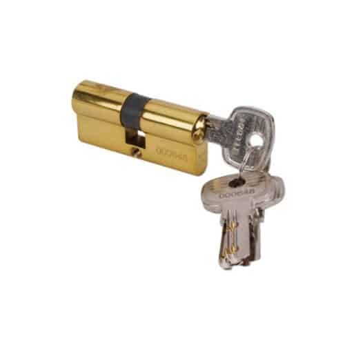 Ruột khóa 2 đầu Hafele 916.96.018, 71mm Đồng thau