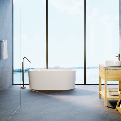 Ảnh bồn tắm độc lập Nagoya 1700 Hafele 588.99.620